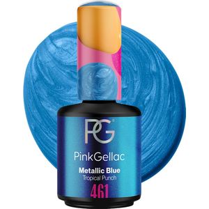 Pink Gellac - 461 Metallic Blue - Gellak - 15ml - Tropical Punch Collectie