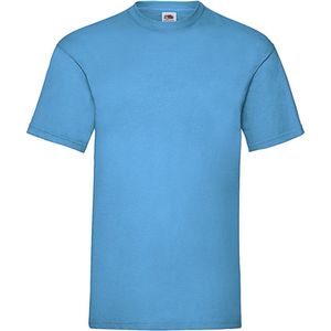 Fruit of the Loom - 5 stuks Valueweight T-shirts Ronde Hals - Azuur Blauw - XXL