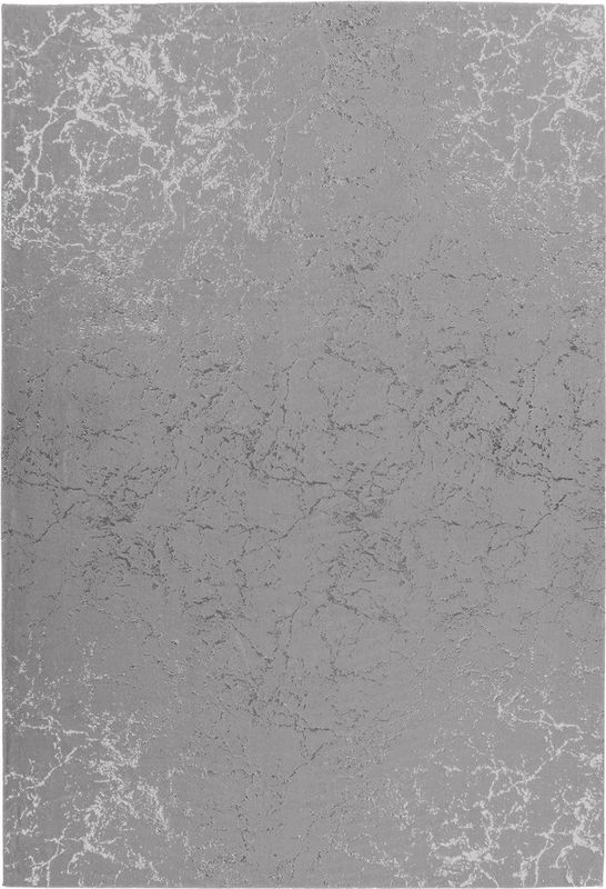 Bijou - Vloerkleed - Taupe/Zilver - Marmer - 200x290 cm