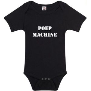 Romper poepmachine zwart I maat 50/56 I Logostar
