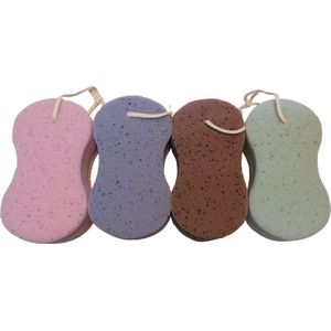 4x Badspons kleur met koord #3 - Kerst - Kerst cadeau