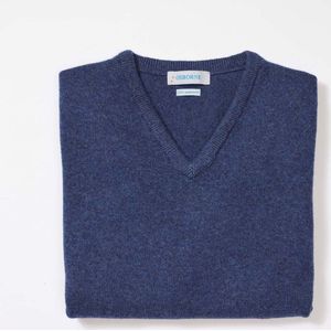 Osborne Knitwear Trui met V hals - Dames - Lamswol - Rhapsody - S