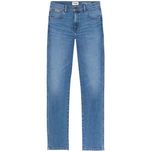 Wrangler Heren Jeans Broeken TEXAS SLIM slim Fit Blauw 44W / 30L Volwassenen