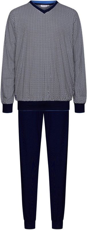 Pastunette - Blue Breeze - Pyjama - Blauw/Wit - Katoen/Modal