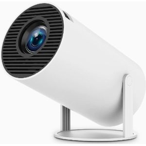 projector - projector thuis 4K draagbare LCD ultra high definition woonkamer muurprojectie draadloze projector met hetzelfde scherm - Wit