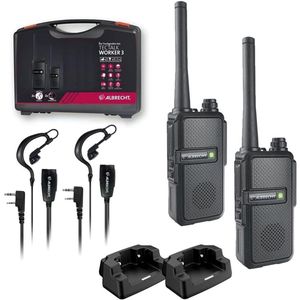 Kofferset - Robuust - 2 stuks - Walkietalkies - Veiligheid