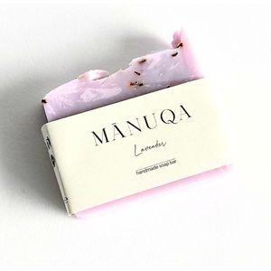 Lavender handgemaakte natuurlijke zeep bar (100 gram) - hydraterend, verzorgend en beschermend - met shea boter, kokosolie, olijfolie en castor olie