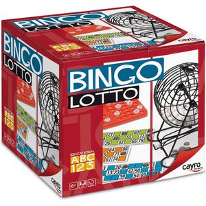 Cayro - Bingo Met Metalen Bingomolen - Bingospel - 2-8 Spelers - Geschikt vanaf 6 Jaar