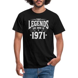 Legenden Worden Geboren In 1971 50ste Verjaardag Mannen T-shirt