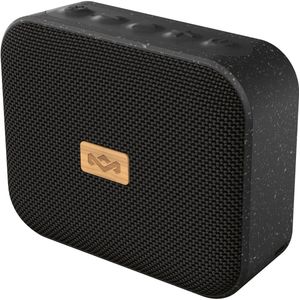House of Marley Jammin Mini Bluetooth Speaker - Draadloze Compacte Speaker - Waterproof IPX5 - 6 uur Batterijduur - Gemaakt van Duurzame Materialen - Travel - Zwart