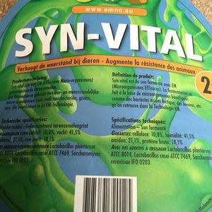 Syn-vital 2kg- gefermenteerde paardenvoeding
