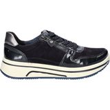 Ara Sapporo Dames Sneaker - Zwart - Leer en Suède