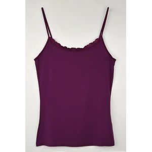 Nina von C - Spaghetti Hemd - Paars - Kanten Onderhemd - Luxe Singlet