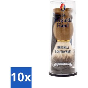 De Vergulde Hand - Scheerkwast - Voor Kappers - Bulkverpakking - 10 stuks