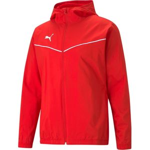 Puma Puma Teamrise Regenjas Sportjas - Maat S  - Mannen - rood