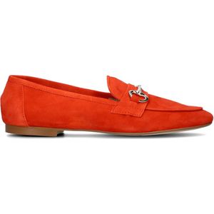 Stefano Lauran Instappers Dames - Instapschoenen / Damesschoenen - Suède - S3229 - Oranje - Maat 38