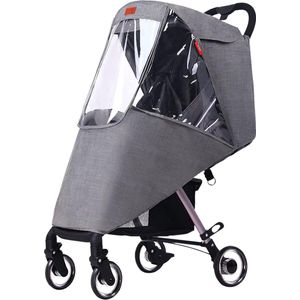 Universele regenhoes met kijkvenster, ademende regenhoes met goede luchtcirculatie, vrij van schadelijke stoffen, windbescherming, koudebescherming voor buggy, sportwagen