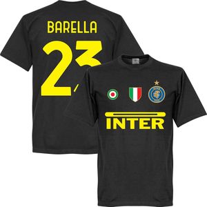 Inter Barella 23 Team T-Shirt - Zwart - 4XL