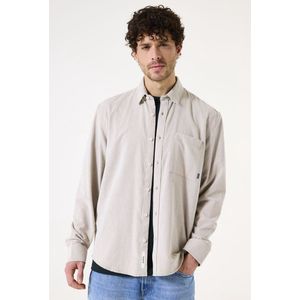 GARCIA - Overhemd - Bruin - Katoen - Lange Mouwen - Relaxed Fit