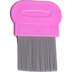 Luizenkam - Neten Kam - Luizen controle - Neten Verwijderen - Vlooienkam - Roze