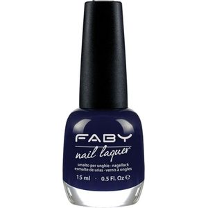 Faby Nagellak For Sure, Yes! Dames 15 Ml Vegan Donkerblauw