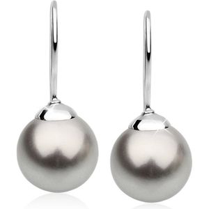 Nenalina Dames Oorbellen Ohrhänger Synthetische Perle 925 Silber