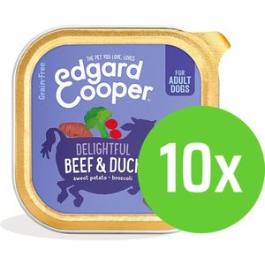 Edgard & Cooper Adult Beef & Duck 150 gram - 10 kuipjes