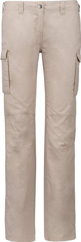 Kariban - K746 - Damesbroek - Beige - Lichte Katoenen Popeline