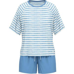 Tom Tailor Pyjama korte broek - 622 - maat 42 (42) - Dames Volwassenen - 100% katoen- 60228-4009-622-42