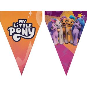 FUNIDELIA My Little Pony Vlaggetjes Slinger voor meisjes - Roze