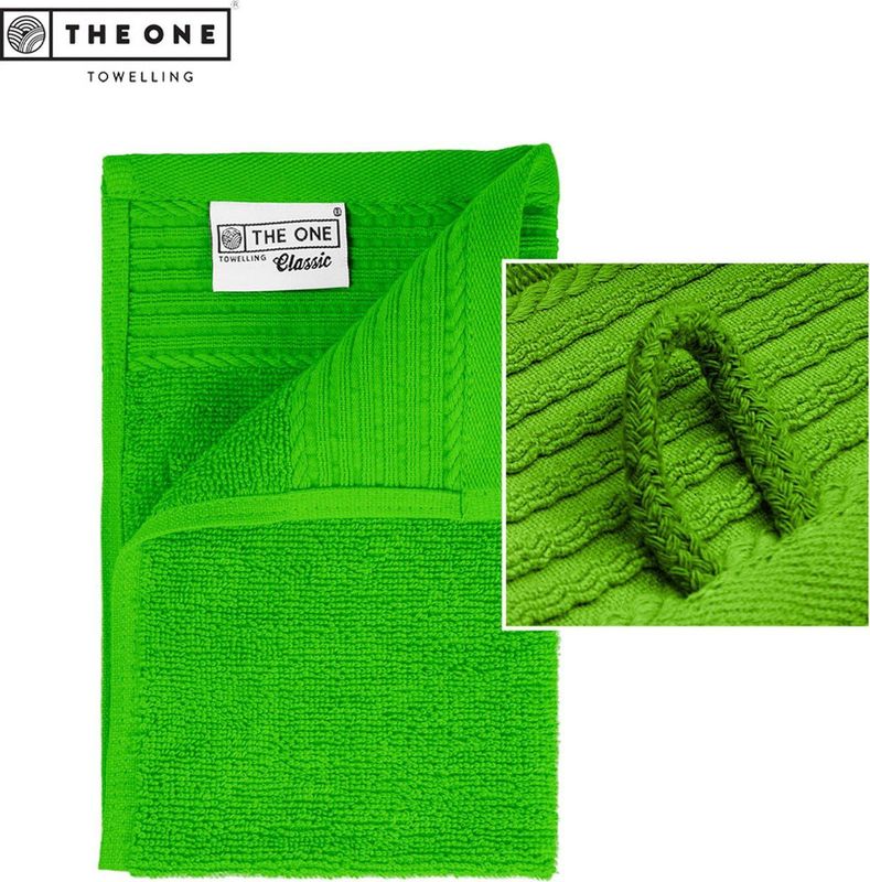 The One - Towelling Classic - Gastendoek - Limoengroen - 30 x 50 cm
