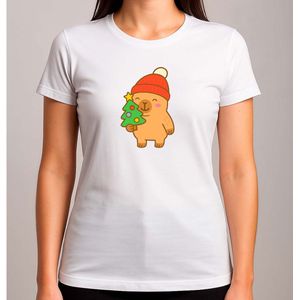 Capy’s Holiday Journey - T Shirt - MerryChristmas - ChristmasVibes - Funny - Sarcasm - VrolijkKerstfeest - Kerstmis - Grappig - Sarcasme - Capybara - Capy