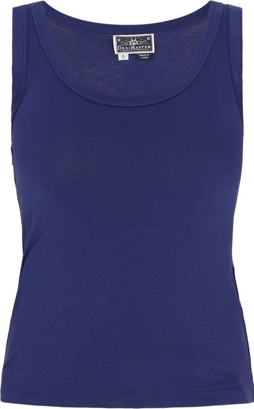 DreiMaster - Maritim Top - Donkerblauw - Mouwloos
