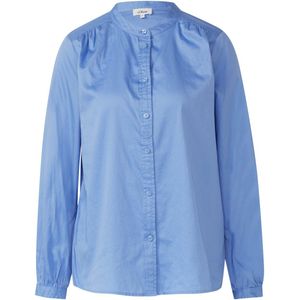 s.Oliver - Blouse - Azuur - Klassieke Blouse - Lange Mouw