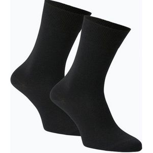 5-Pack - Bamboe Sokken - Heren - Dames - Unisex - Zwart - Maat 43-46