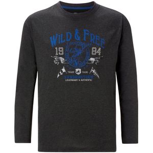 Jan Vanderstorm - STAAF - Shirt - Donkergrijs - Lange Mouwen