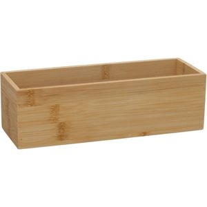 Gerimport Lade organizer - bamboe hout - 23 x 8 x 7 cm - bakje - kast organizer - organizer - doos