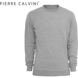 Pierre Calvini - Trui Heren - Sweater Heren - Grijs - L