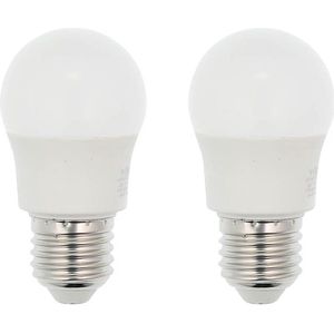 VITO LED Kogellamp G45 E27 - 7W (vervangt 50W) - 520lm - 4000K - 220-240V - Ø45mm - Energiezuinig - 2 stuks