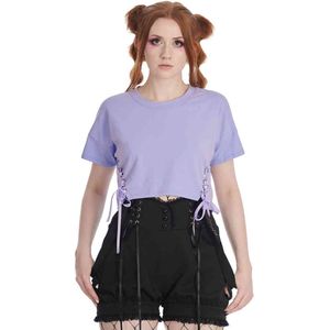 Banned - Yuri Crop top - 2XL - Pastelpaars