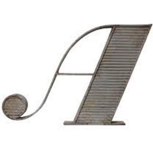 HKliving - HK Living - Metalen grote letter A - vintage - industrieel.