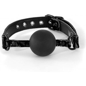 NS Novelties - Soft Silicone Gag - Bondage / SM Gags and muzzles Zwart