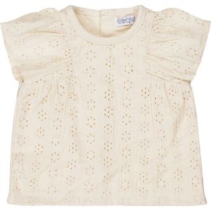 Dirkje R-CHERRY Meisjes Blouse - Off white - Maat 74