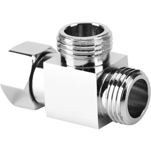 Messing 3-Way Diverter Slang Fitting Tee Adapter Connector voor Hoekstopkraan - Bad Douche Arm - Wc Bidet Sproeier Kraan .