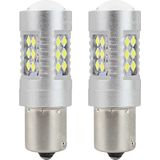 AMiO - LED CANBUS 3030 24SMD 1156 BA15S P21W - Wit - 12V/24V