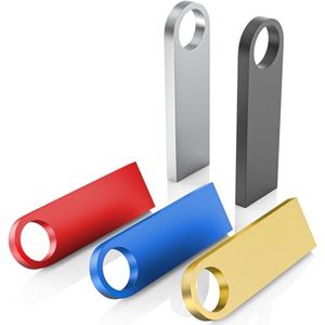 Mini Metalen USB-stick 64GB - Waterdichte Geheugenstick met Sleutelhangers | Portable Data Storage
