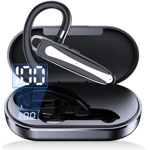 Otiume Draadloze Headset PRO - Noise Canceling – Incl Oplaadkoffer - Bluetooth 5.3 - Bluetooth Headset – Handsfree Bellen Auto - Oortjes Draadloos met Microfoon