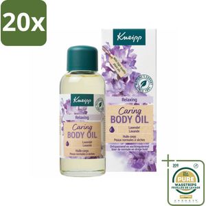 20 x Kneipp - Huidolie - Relaxing - Lavendel - Trekt snel in - 100 ml - Grootverpakking - Huidolie - Ontspanning - Lavendel - Natuurlijke Oliën - Vitamine A En E