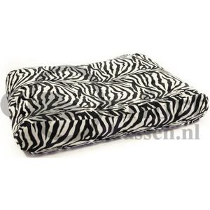 Hondenkussen Bonfire Zebra zwart/wit 80x55x15 cm