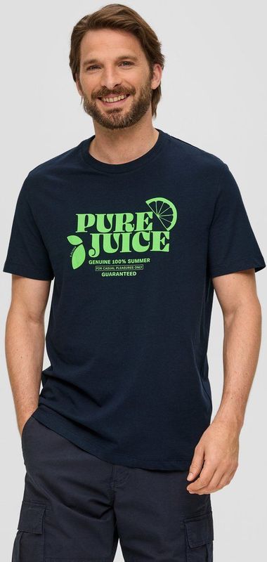 s.Oliver - 2146577 - T-shirt - Groen - Katoen